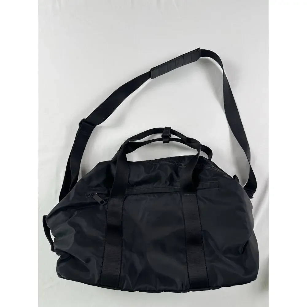 Lululemon Gym Duffle Bag Black Crossbody Double Handle
